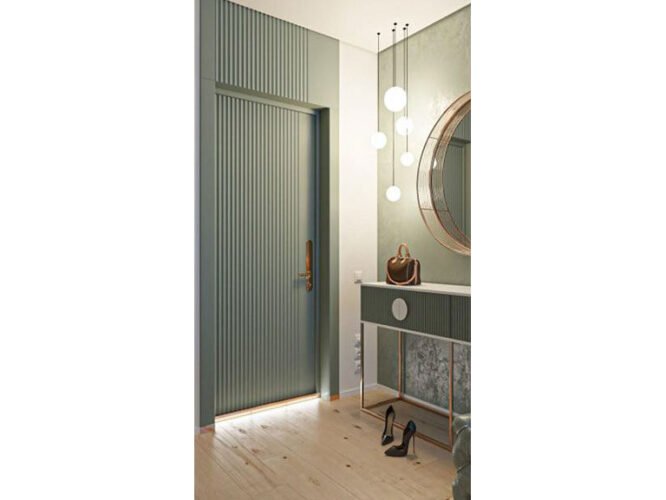 Verde Slide – Yeşil Çizgili Sürgü Kapı