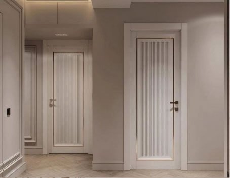 Linea Lake – Çizgili Panel Modern İç Kapı